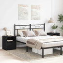 vidaXL Éjjeliszekrény 2 pcs Musta tammi 40 x 40 x 50 cm Faanyag