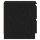 vidaXL Éjjeliszekrény fiókkal Fekete tölgy 50 x 40 x 43,5 cm Faanyag