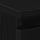 vidaXL Éjjeliszekrény 2 pcs Fekete tölgy 50 x 40 x 43,5 cm Faanyag