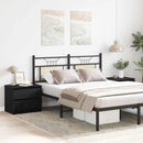 vidaXL Éjjeliszekrény 2 pcs Musta tammi 50 x 40 x 43.5 cm Faanyag