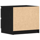 vidaXL Éjjeliszekrény 2 pcs Fekete tölgy 50 x 40 x 43,5 cm Faanyag