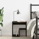 vidaXL Éjjeliszekrény Musta tammi 40 x 30 x 40 cm Faanyag