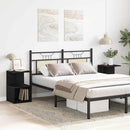 vidaXL Éjjeliszekrény 2 pcs Musta tammi 35 x 35 x 55 cm Faanyag