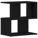 vidaXL Éjjeliszekrény Fekete tölgy 50 x 30 x 51,5 cm Faanyag