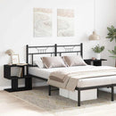 vidaXL Éjjeliszekrény 2 pcs Musta tammi 50 x 30 x 51,5 cm Faanyag