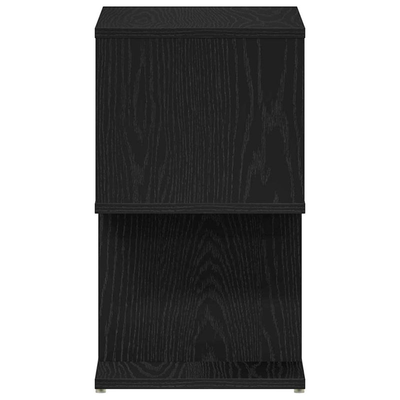 vidaXL Éjjeliszekrény 2 pcs Musta tammi 50 x 30 x 51,5 cm Faanyag