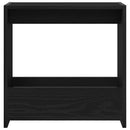 vidaXL Oldal asztal Fekete tölgy 50 x 26 x 50 cm Faanyag