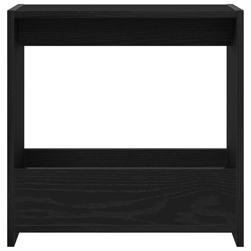 vidaXL Oldal asztal Musta tammi 50 x 26 x 50 cm Faanyag