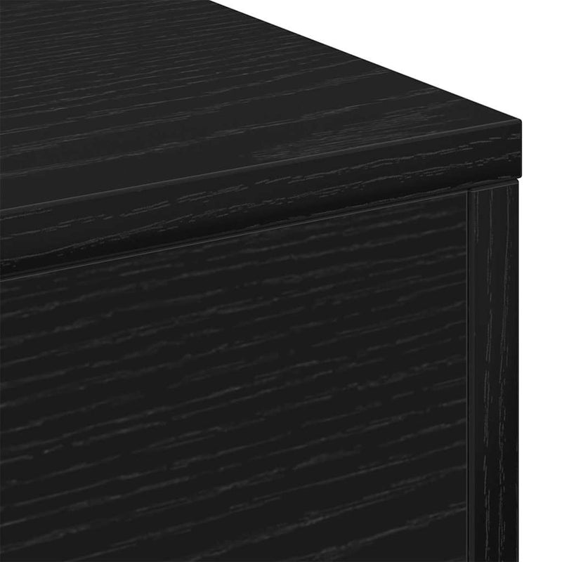 vidaXL Dohányzóasztal Musta tammi 96 x 50 x 45 cm Faanyag