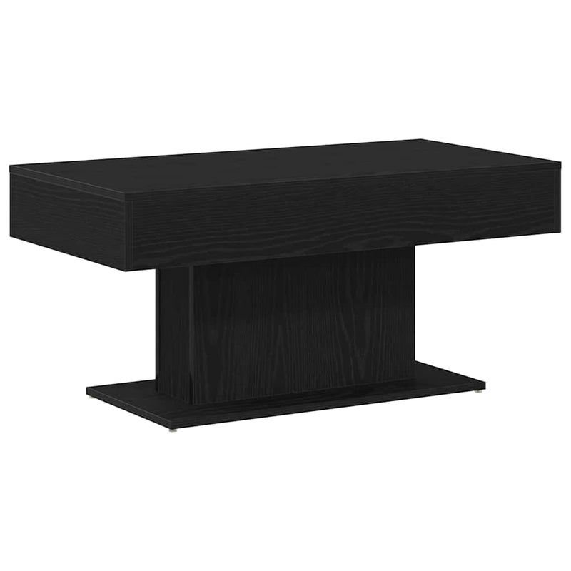 vidaXL Dohányzóasztal Musta tammi 96 x 50 x 45 cm Faanyag