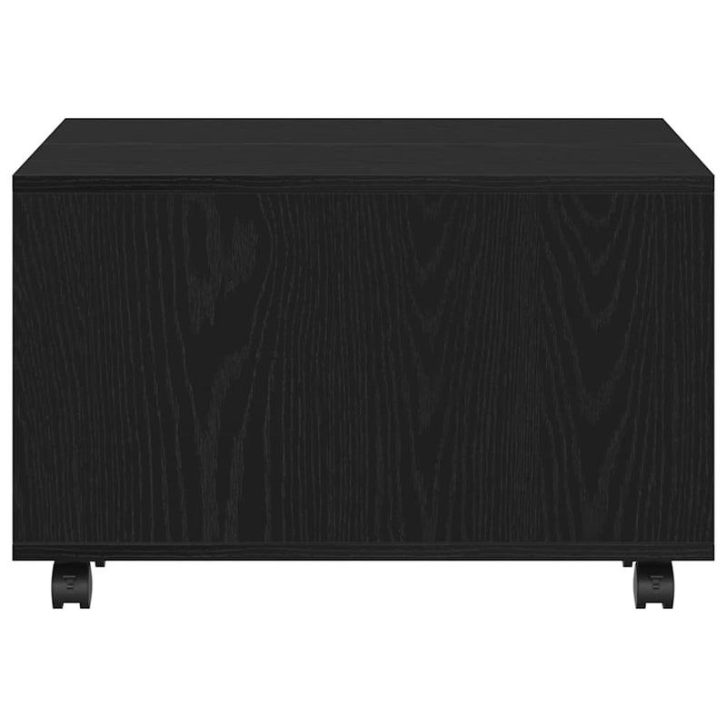 vidaXL Dohányzóasztal Musta tammi 60 x 60 x 38 cm Faanyag