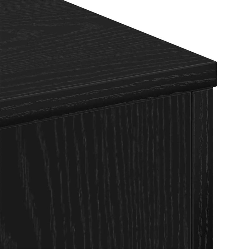 vidaXL Dohányzóasztal Musta tammi 60 x 60 x 31.5 cm Faanyag