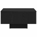 vidaXL Dohányzóasztal Musta tammi 60 x 60 x 31.5 cm Faanyag