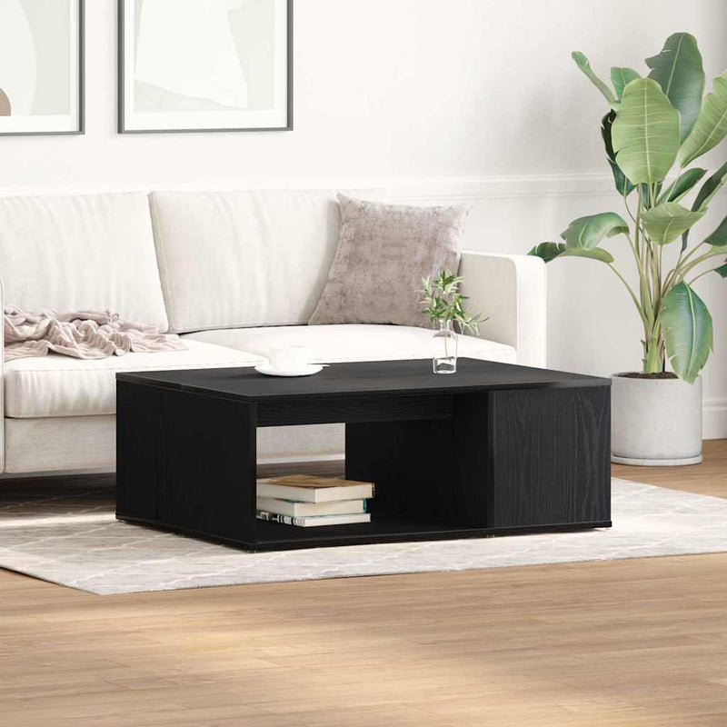 vidaXL Dohányzóasztal Musta tammi 90 x 67 x 33 cm Faanyag