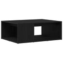 vidaXL Dohányzóasztal Fekete tölgy 90 x 67 x 33 cm Faanyag