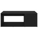 vidaXL Dohányzóasztal Fekete tölgy 90 x 67 x 33 cm Faanyag