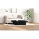 vidaXL Dohányzóasztal Fekete tölgy 90 x 90 x 28 cm Faanyag