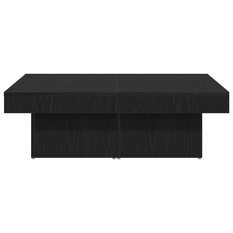 vidaXL Dohányzóasztal Musta tammi 90 x 90 x 28 cm Faanyag