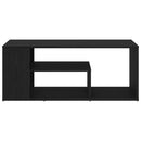 vidaXL Dohányzóasztal Fekete tölgy 100 x 50 x 40 cm Faanyag