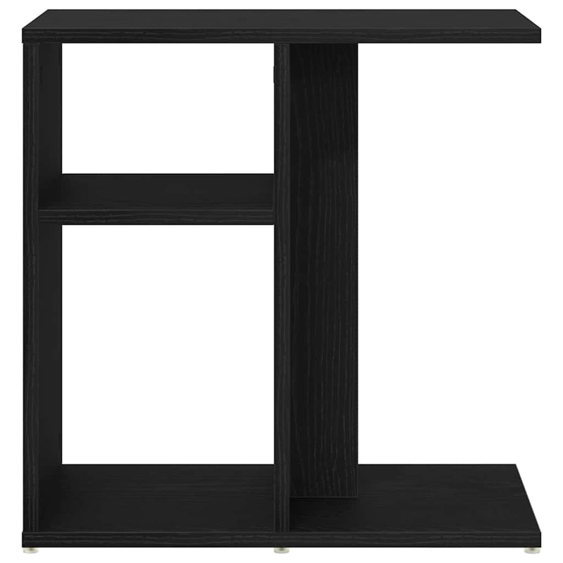 vidaXL Oldal asztal Musta tammi 50 x 30 x 50 cm Faanyag