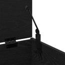 vidaXL Tároló Doboz tárolóval Fekete tölgy 84 x 42 x 46 cm Faanyag