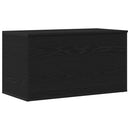 vidaXL Tároló Doboz tárolóval Fekete tölgy 84 x 42 x 46 cm Faanyag