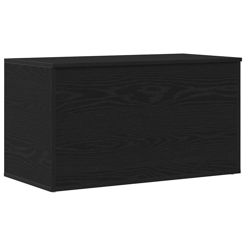 vidaXL Tároló Doboz tárolóval Musta tammi 84 x 42 x 46 cm Faanyag