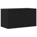 vidaXL Tároló Doboz tárolóval Fekete tölgy 84 x 42 x 46 cm Faanyag