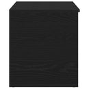 vidaXL Tároló Doboz tárolóval Fekete tölgy 84 x 42 x 46 cm Faanyag