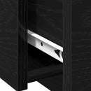 vidaXL Dohányzóasztal Fekete tölgy 90 x 60 x 31 cm Faanyag