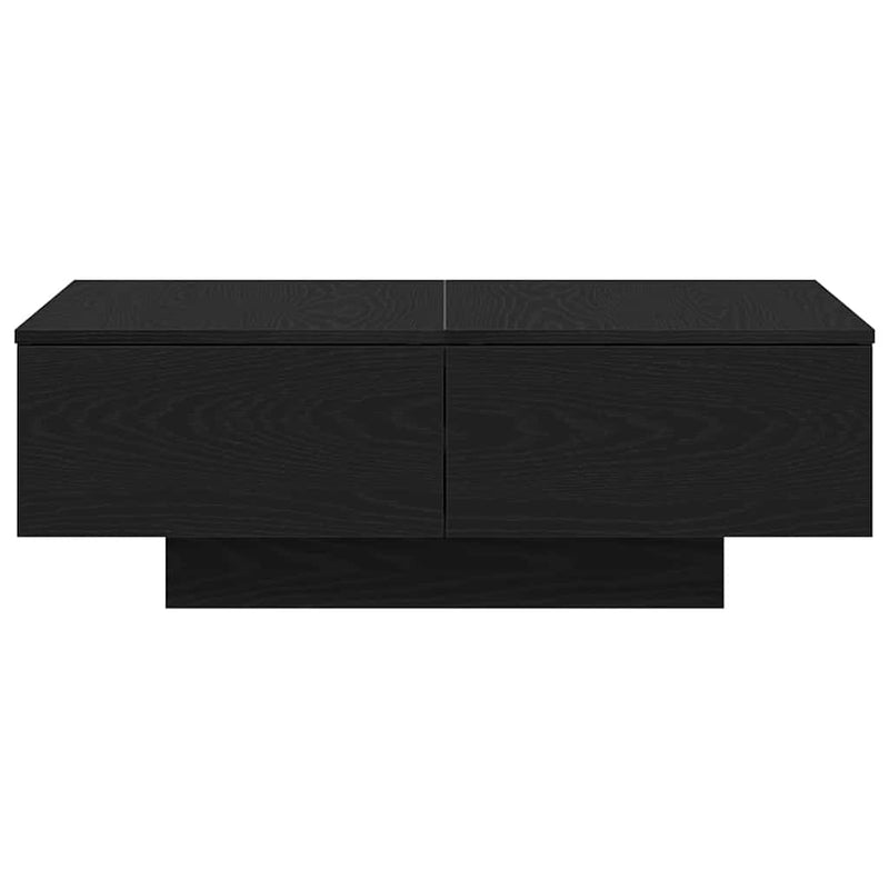 vidaXL Dohányzóasztal Musta tammi 90 x 60 x 31 cm Faanyag