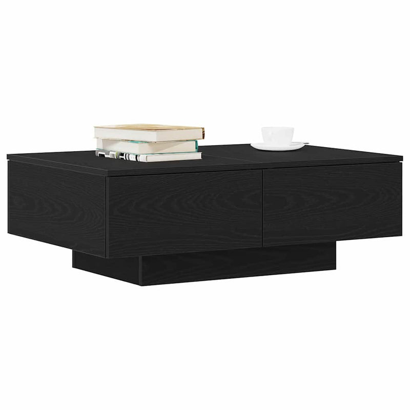 vidaXL Dohányzóasztal Musta tammi 90 x 60 x 31 cm Faanyag