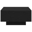 vidaXL Dohányzóasztal Fekete tölgy 90 x 60 x 31 cm Faanyag