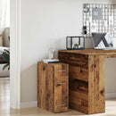 vidaXL Patikárius szekrény Régi fa 20 x 45.5 x 60 cm Faanyag