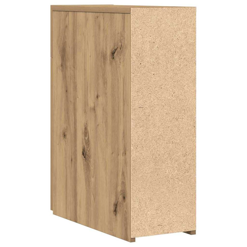 vidaXL Patikárius szekrény kézműves tölgy 20 x 45.5 x 60 cm Faanyag