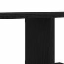 vidaXL Fali TV Polc polcokkal Fekete tölgy 125 x 18 x 23 cm Faanyag