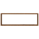 vidaXL Fali Polc polcokkal 2 pcs Régi fa 80 x 15 x 26 cm Faanyag