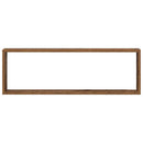 vidaXL Falpolcok polcokkal 4 pcs Öreg fa 80 x 15 x 26 cm Faanyag