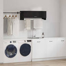 vidaXL Ruhásszekrény fiókkal Fekete tölgy 100 x 32,5 x 35 cm Faanyag