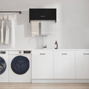 vidaXL Ruhásszekrény fiókkal Fekete tölgy 70 x 32,5 x 35 cm Faanyag