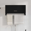 vidaXL Ruhásszekrény fiókkal Fekete tölgy 70 x 32,5 x 35 cm Faanyag