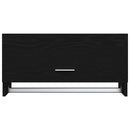 vidaXL Ruhásszekrény fiókkal Fekete tölgy 70 x 32,5 x 35 cm Faanyag