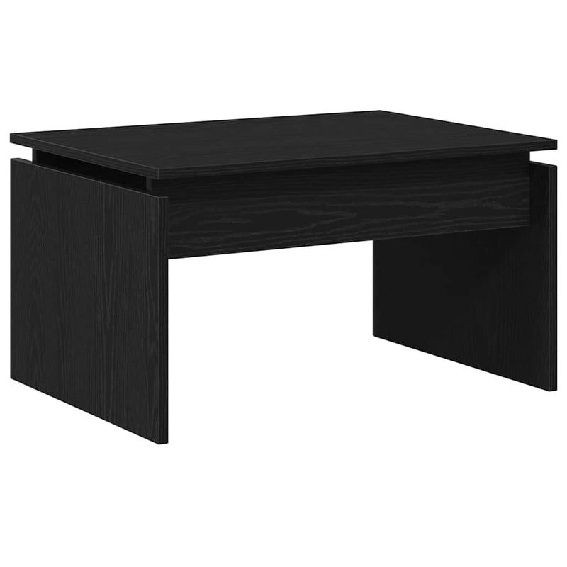vidaXL Dohányzóasztal Fekete tölgy 68 x 38 x 50 cm Faanyag