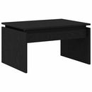 vidaXL Dohányzóasztal Fekete tölgy 68 x 50 x 38 cm Faanyag