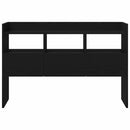 vidaXL Széf fiókkal Fekete tölgy 105 x 30 x 70 cm Faanyag