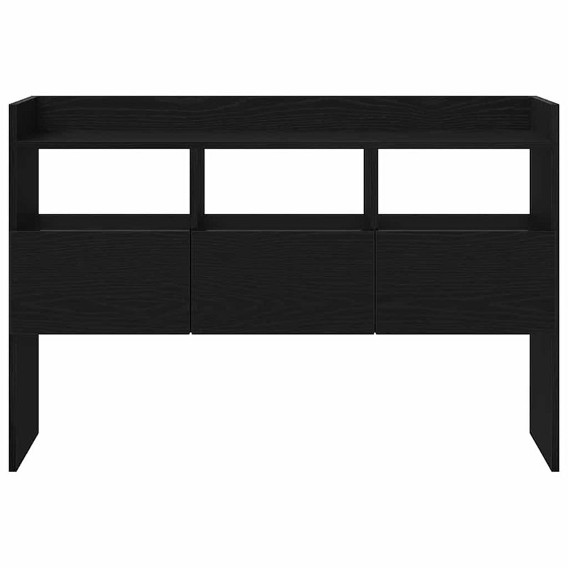 vidaXL Széf fiókkal Fekete 105 x 30 x 70 cm Faanyag