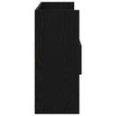 vidaXL Széf fiókkal Fekete tölgy 105 x 30 x 70 cm Faanyag