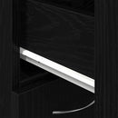 vidaXL Fürdőszoba Székény Fekete tölgy 25 x 25 x 170 cm Faanyag