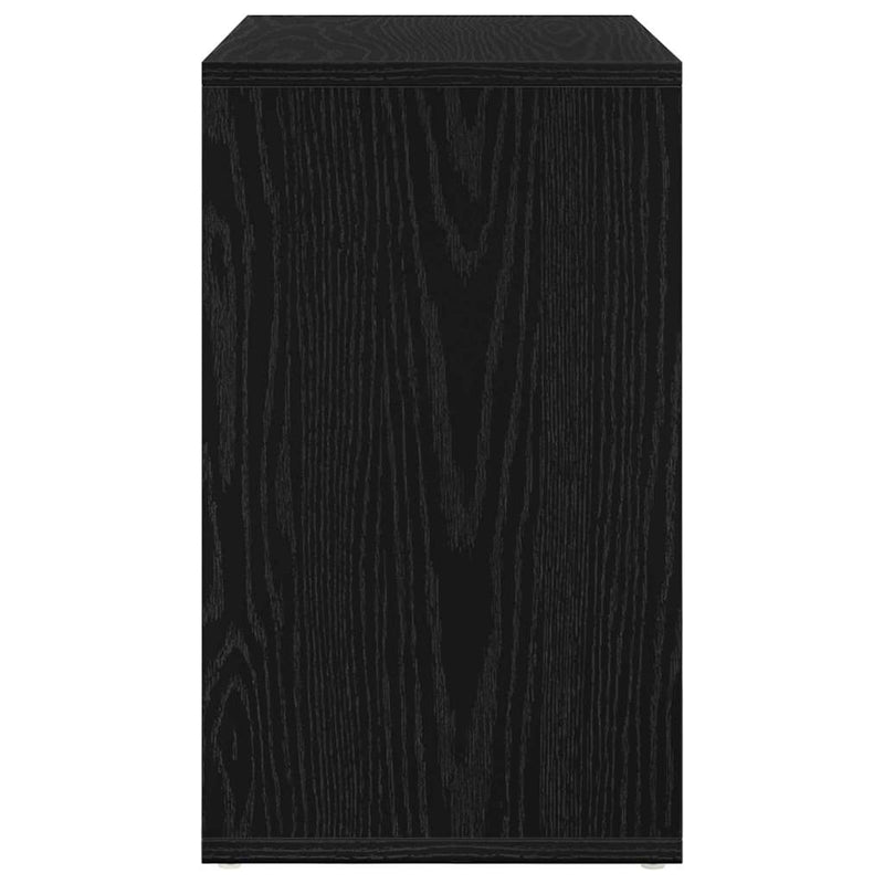 vidaXL Fészekasztal 3 pcs Fekete tölgy 55 x 30 x 50 cm Faanyag