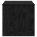 vidaXL Fészekasztal 3 pcs Fekete tölgy Faanyag